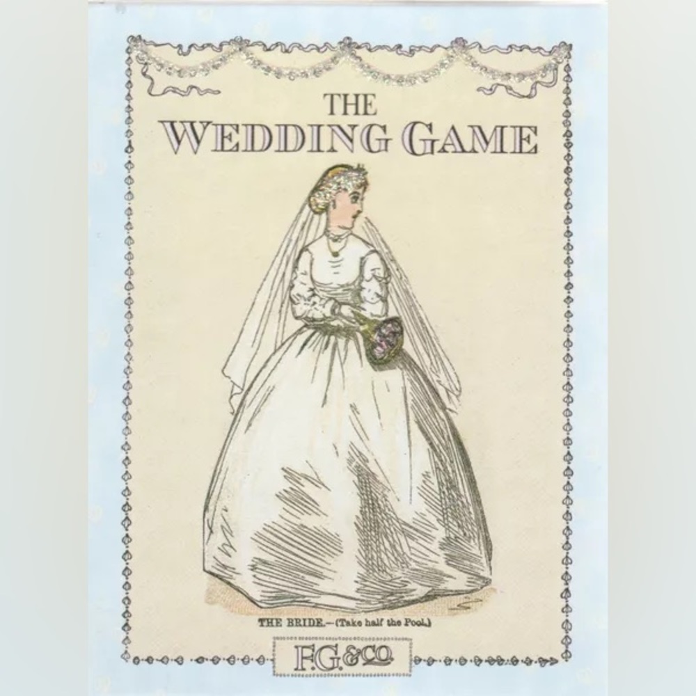 The Wedding Game - Reproduction of the F.G. & Co Card Game 1880